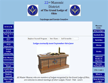 Tablet Screenshot of ohiodistrict22.org